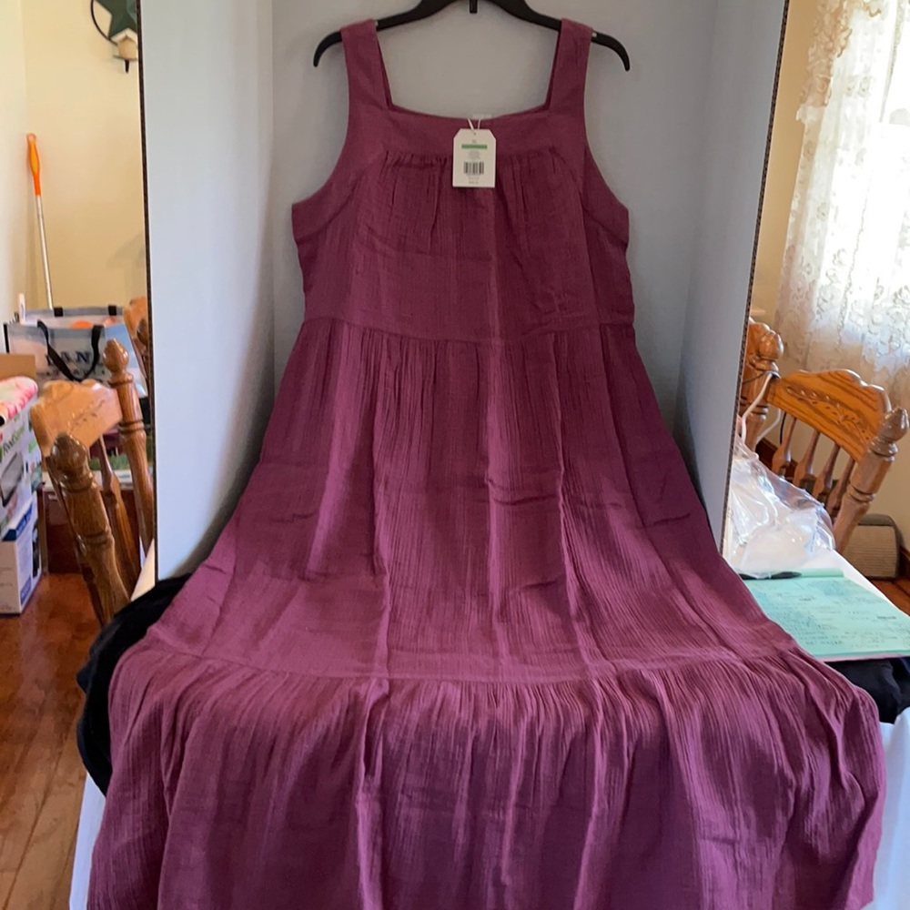 Plum vino dress